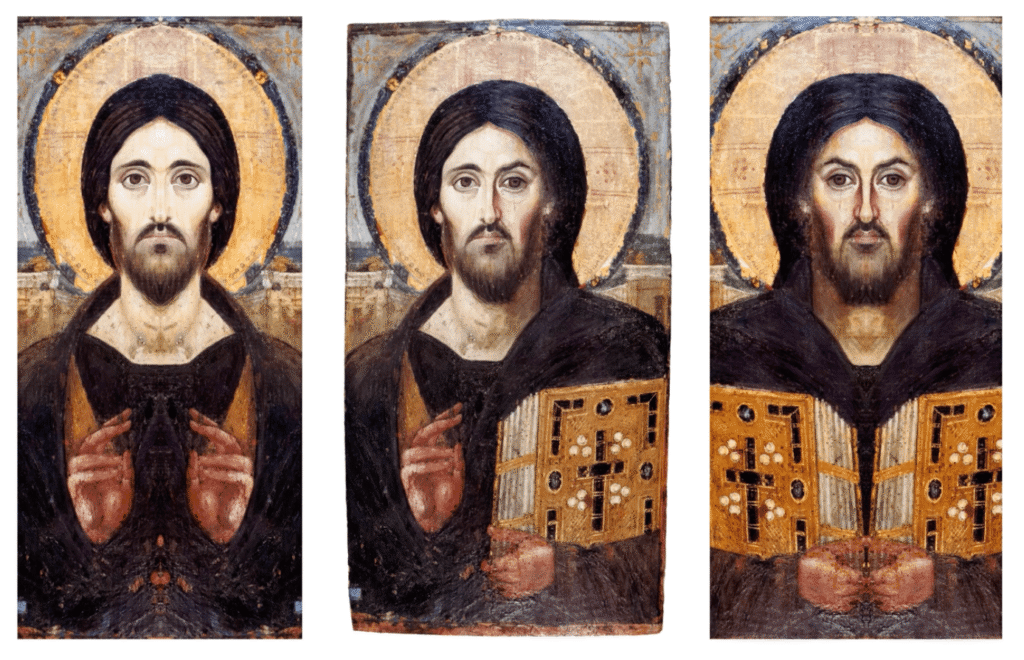 Christ Pantocrator (Sinai) Unknown author.-optimised