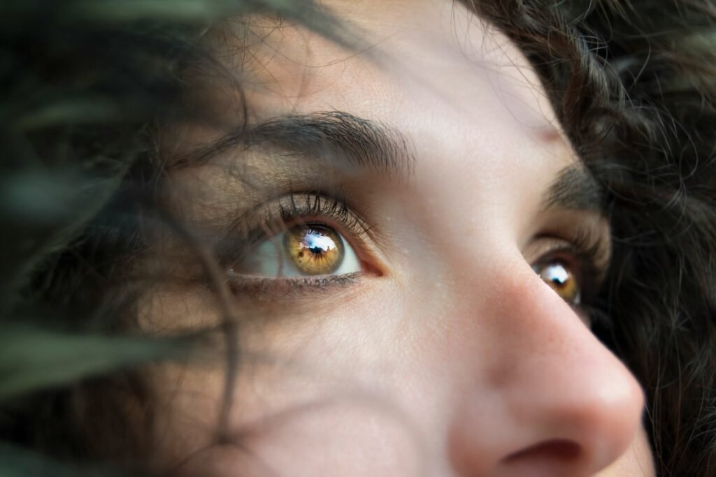beautiful female eyes